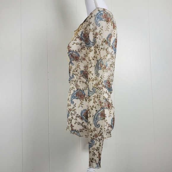 Ralph Lauren Denim & Supply paisley lace top Size Medium - Picture 5 of 12